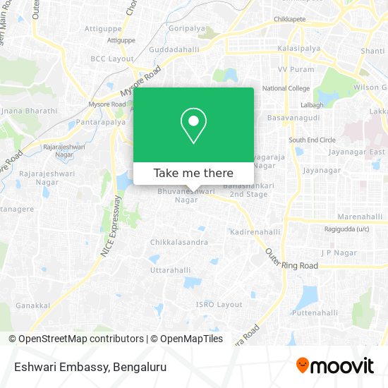 Eshwari Embassy map