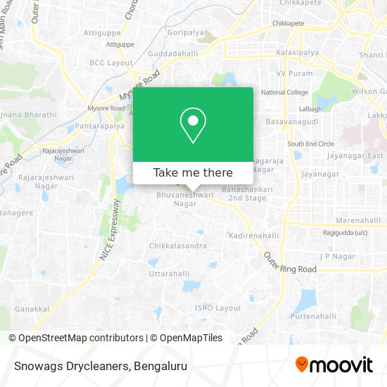 Snowags Drycleaners map