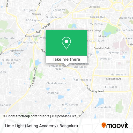 Lime Light (Acting Academy) map