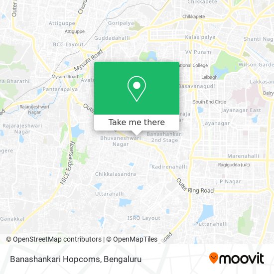 Banashankari Hopcoms map