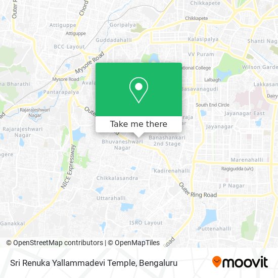 Sri Renuka Yallammadevi Temple map
