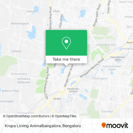 How to get to Krupa Loving Animalbangalore in Bengaluru by Bus, Metro or  Train?