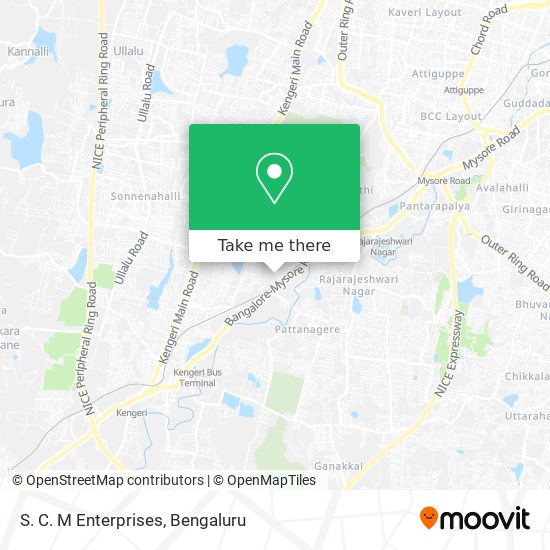 S. C. M Enterprises map