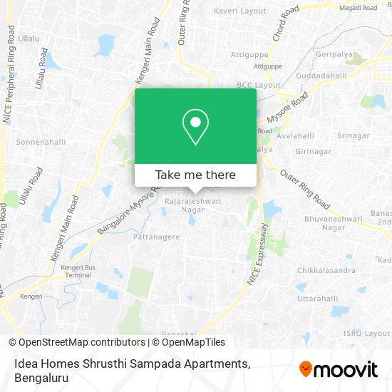 Idea Homes Shrusthi Sampada Apartments map