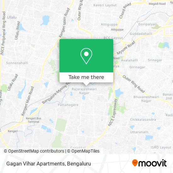 Gagan Vihar Apartments map