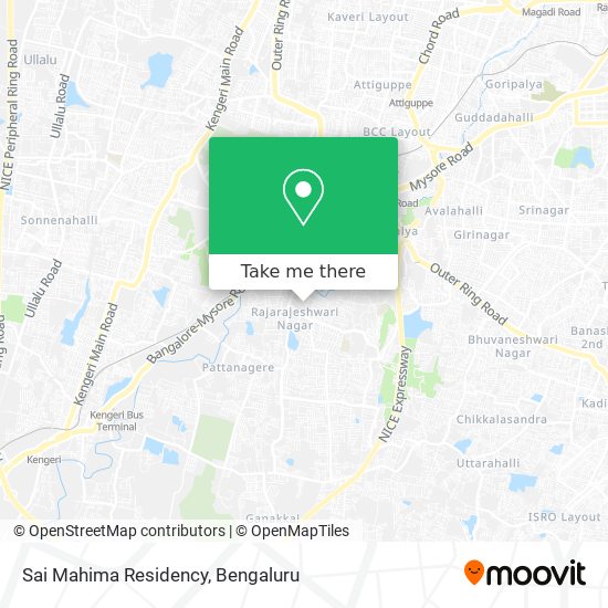 Sai Mahima Residency map