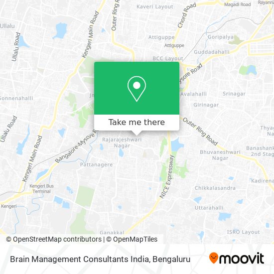 Brain Management Consultants India map