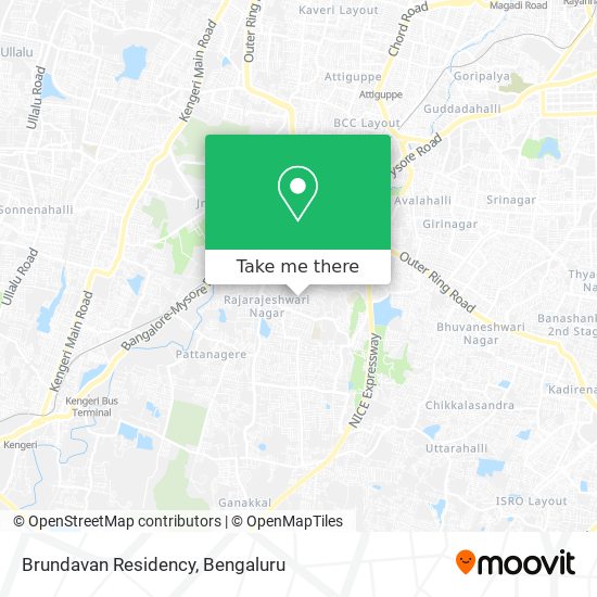 Brundavan Residency map