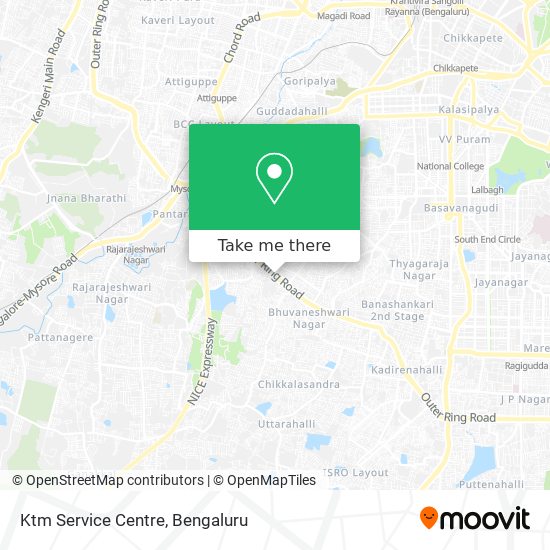 Ktm Service Centre map