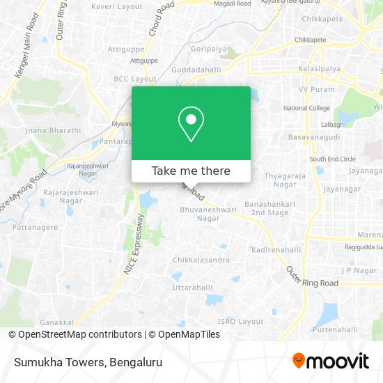 Sumukha Towers map