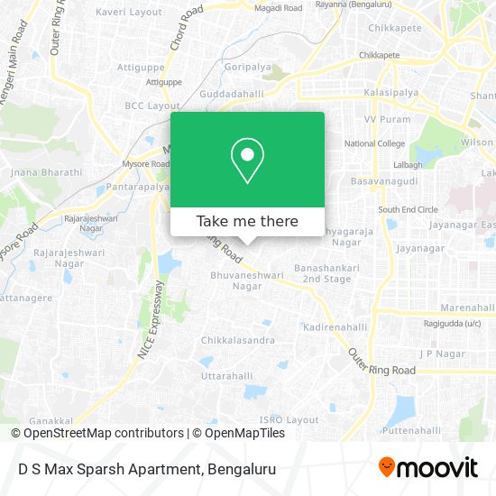 D S Max Sparsh Apartment map