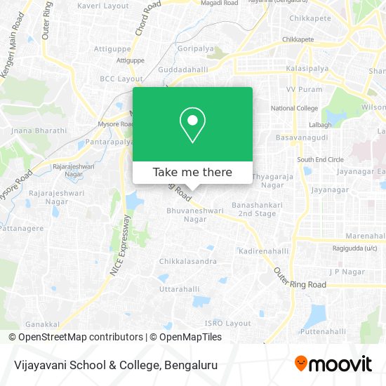 Vijayavani School & College map