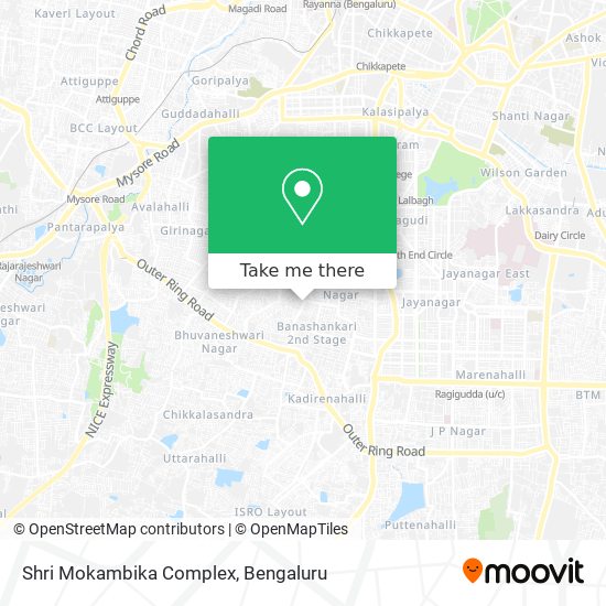 Shri Mokambika Complex map