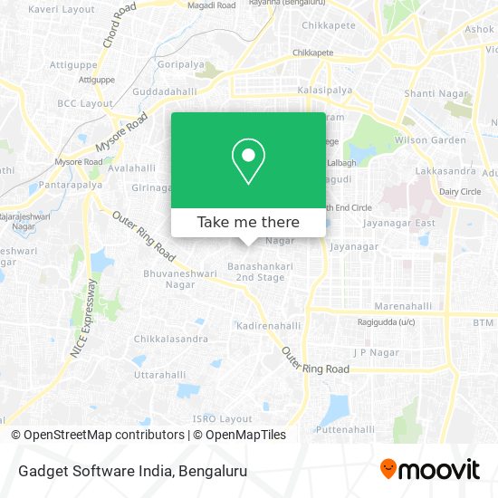 Gadget Software India map