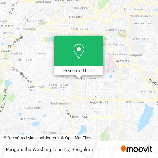 Ranganatha Washing Laundry map