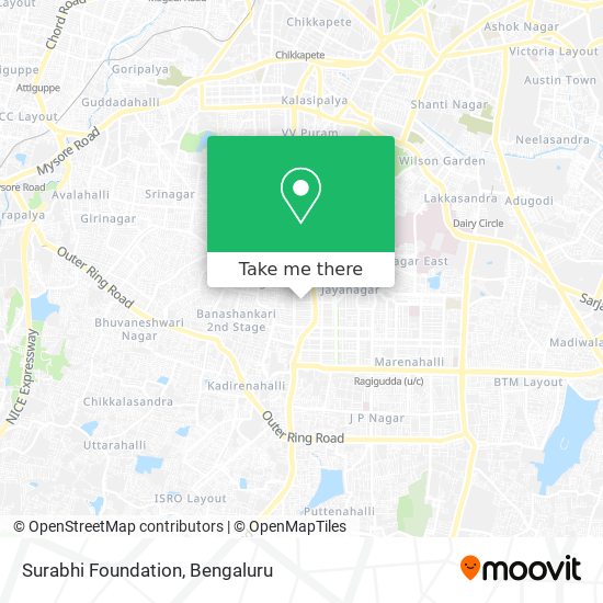 Surabhi Foundation map