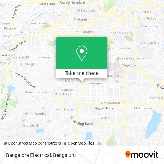 Bangalore Electrical map