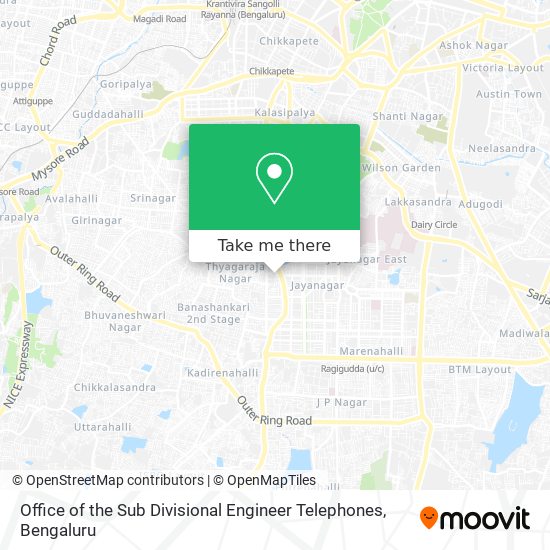Office of the Sub Divisional Engineer Telephones map