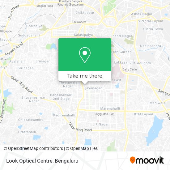 Look Optical Centre map