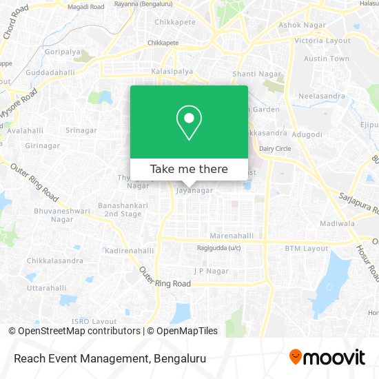 Reach Event Management map