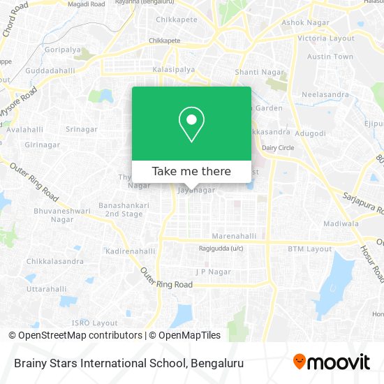 Brainy Stars International School map