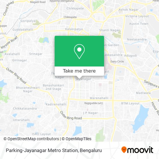 Parking-Jayanagar Metro Station map