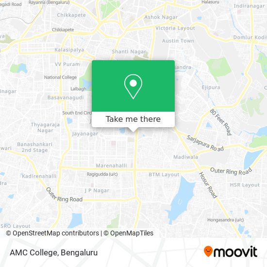 AMC College map