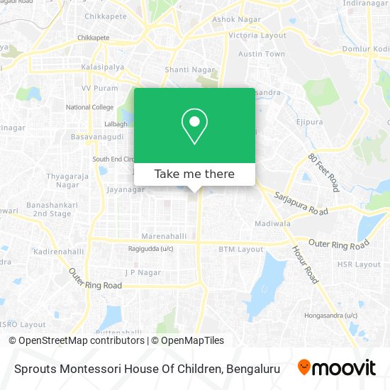 Sprouts Montessori House Of Children map