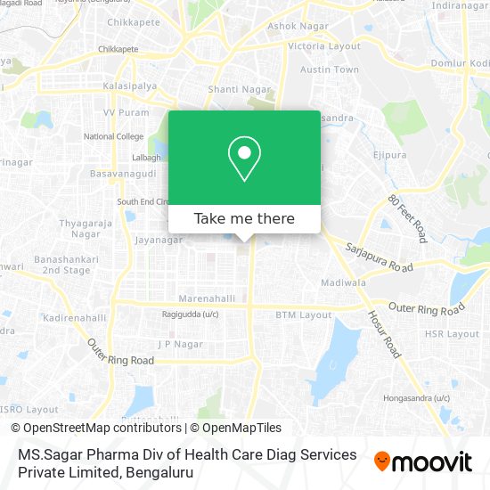 MS.Sagar Pharma Div of Health Care Diag Services Private Limited map