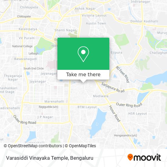 Varasiddi Vinayaka Temple map