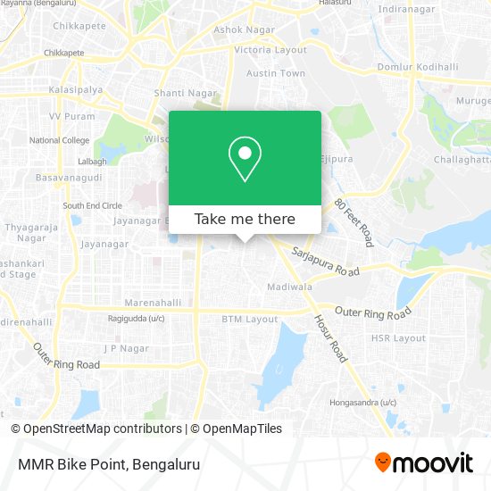 MMR Bike Point map