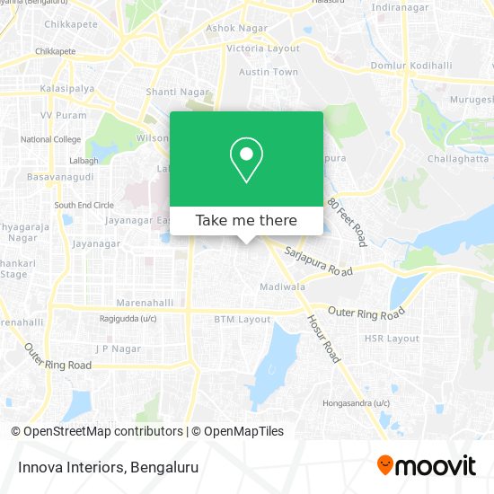 Innova Interiors map