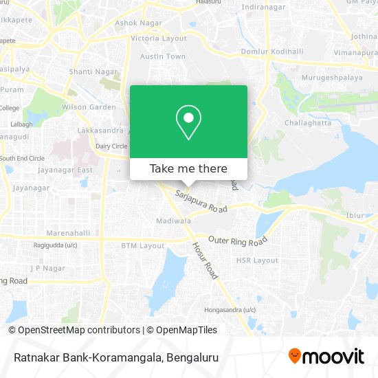 Ratnakar Bank-Koramangala map