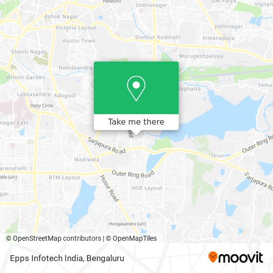 Epps Infotech India map