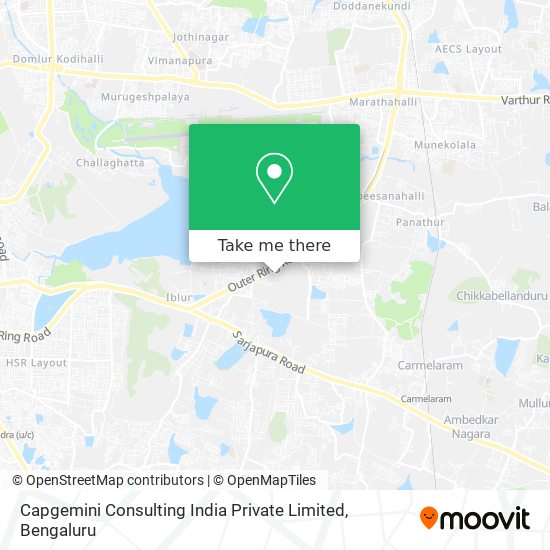 Capgemini Consulting India Private Limited map