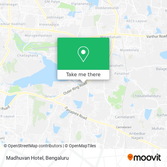 Madhuvan Hotel map