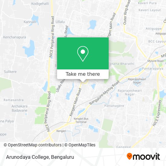 Arunodaya College map