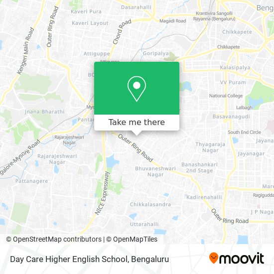 Day Care Higher English School map