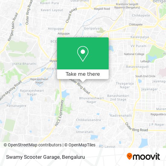 Swamy Scooter Garage map