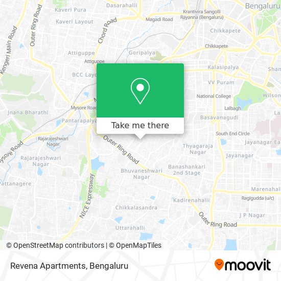 Revena Apartments map