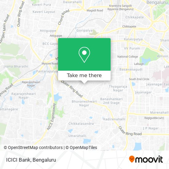 ICICI Bank map