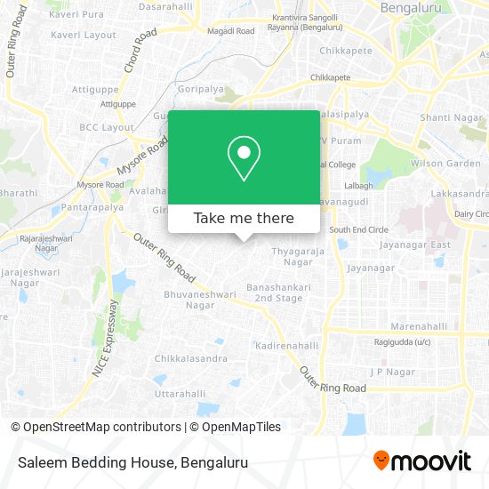 Saleem Bedding House map