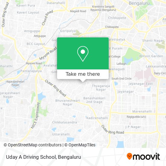 Uday A Driving School map