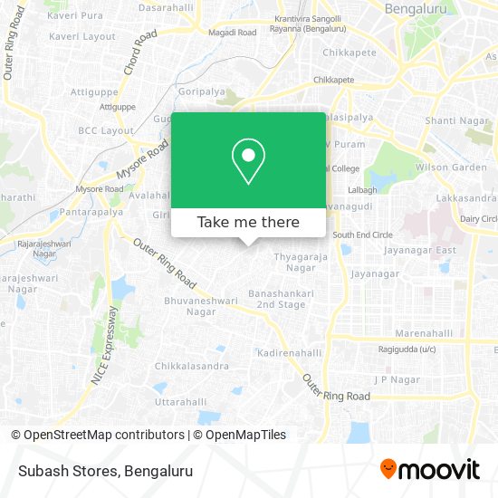 Subash Stores map