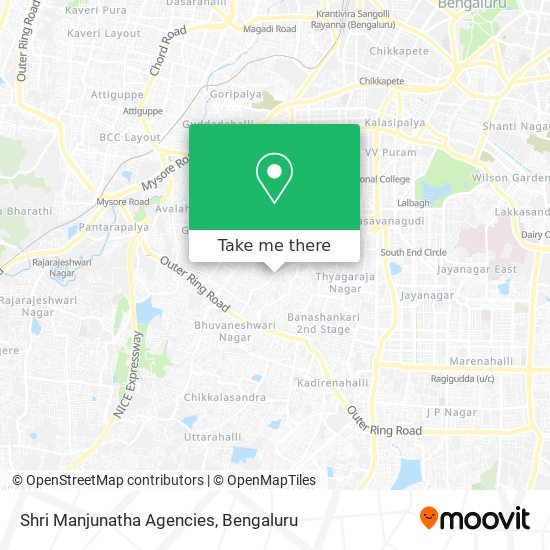 Shri Manjunatha Agencies map