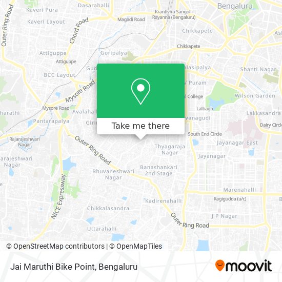 Jai Maruthi Bike Point map