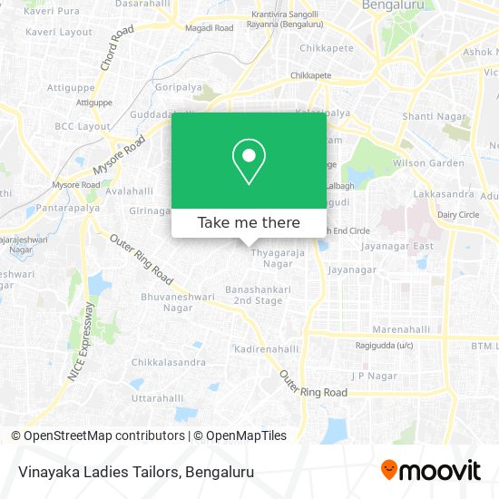 Vinayaka Ladies Tailors map