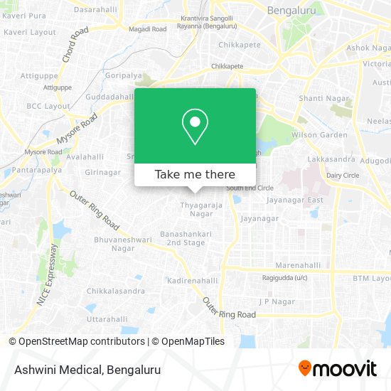 Ashwini Medical map
