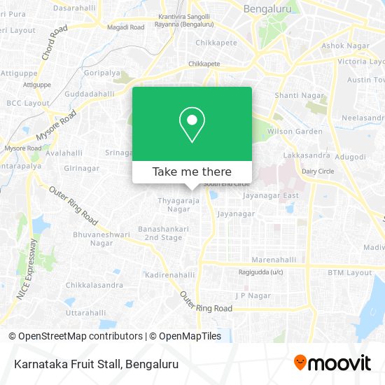 Karnataka Fruit Stall map