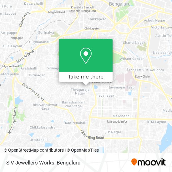 S V Jewellers Works map